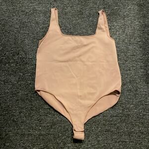 SKIMS brand Women's 2X/3X Tan Thick Strap Tank Top Bodysuit